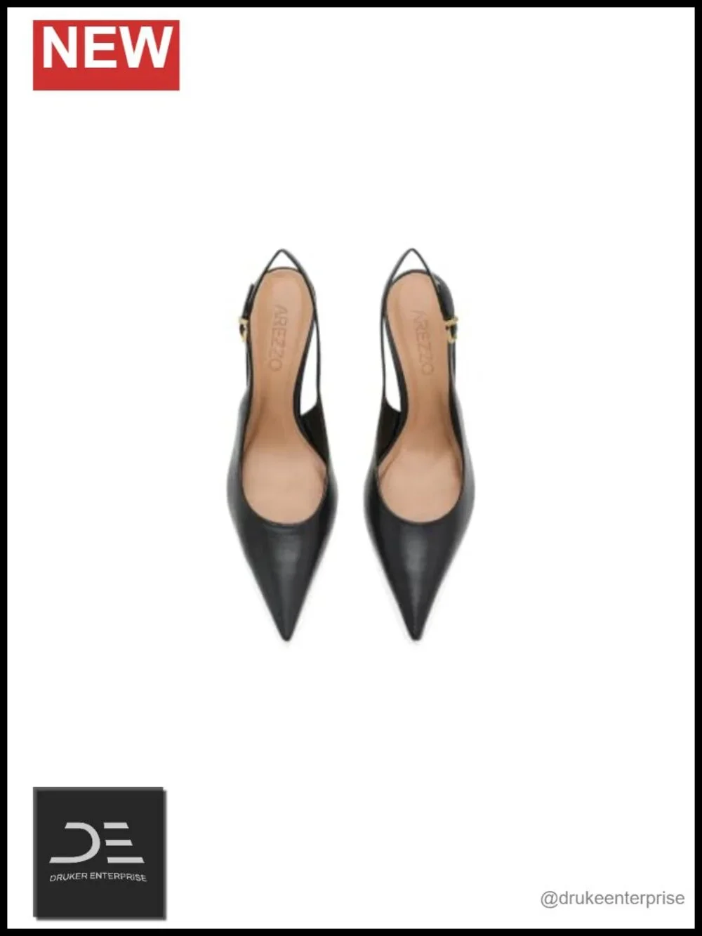 Women's Leather Wedge Heel Pumps Pointed Toe Buckle Closure Fall